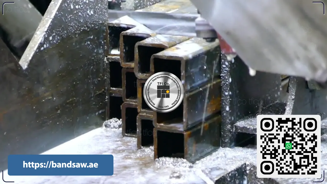 square bundle bandsaw blades process of cutting thick wall